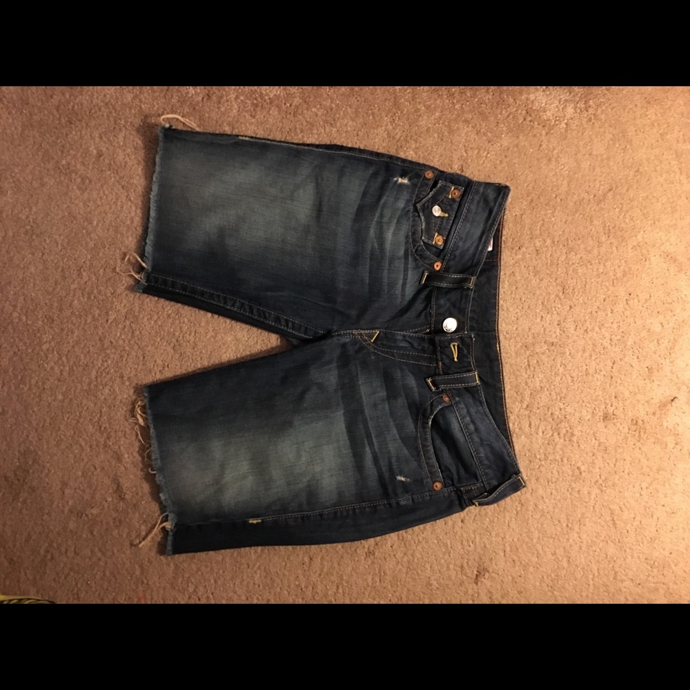 True Religion Jean Shorts